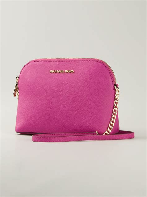 crossbody pink michael kors purse|Michael Kors large pink tote.